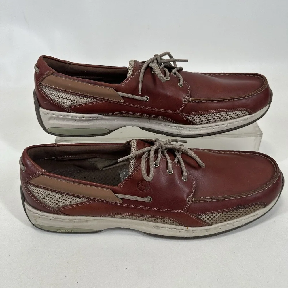 Dunham Men's Captain Brown Boat Shoes MCN410BR Size 16 D‎